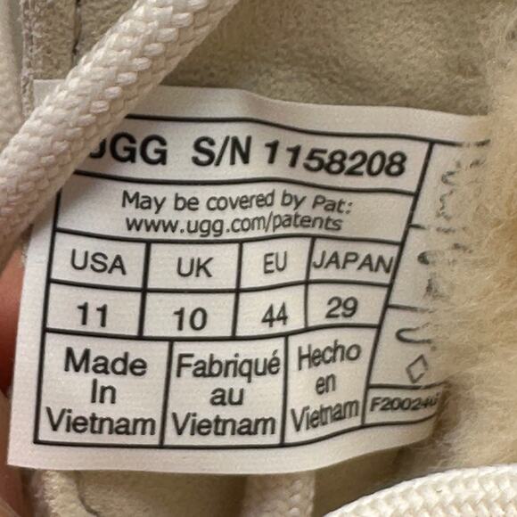 UGG Neumel High Men's 11 Weather Hybrid Leather Boots Birch/White 1158208 - Picture 6 of 6